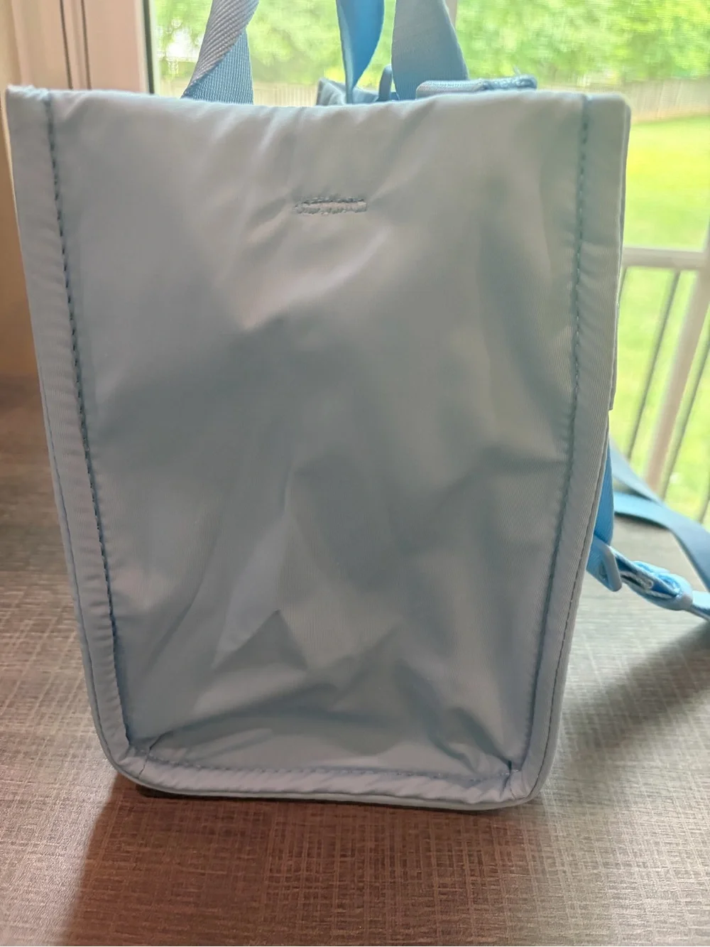 Away Featherlight Mini Daily Tote in Opal Blue EUC